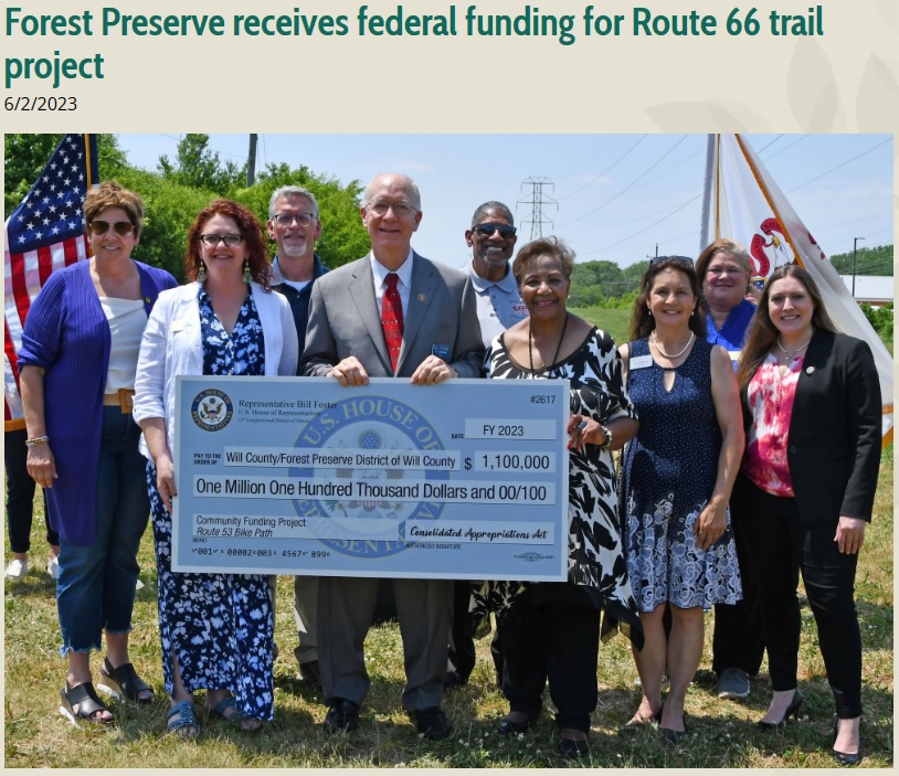 Julie Berkowicz gets funding for Forest Preserve